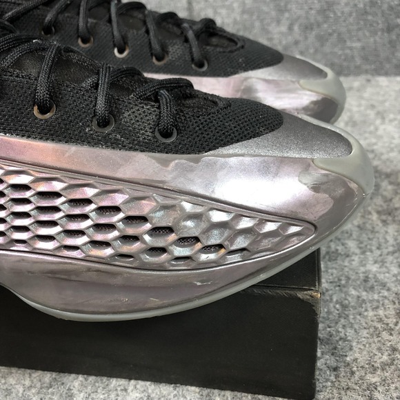 Adidas AE 1 Shoes Mens Size 9.5 Black Iridescent Low Top Basketball IQ8898 - Picture 15 of 16